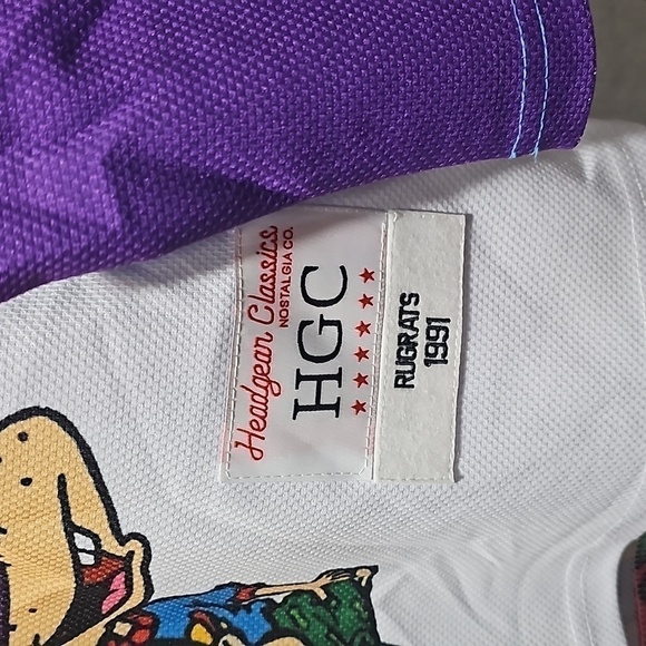 Rugrats Reptar Hockey Jersey Size Large NWT - Picture 5 of 9